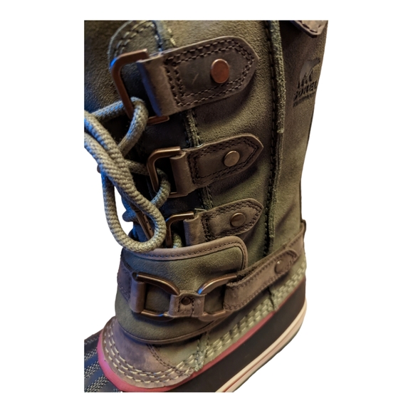 NIB SOREL 'Joan of Arctic Premium' Waterproof Snow Boots in Peatmoss Size 7 - Picture 9 of 12